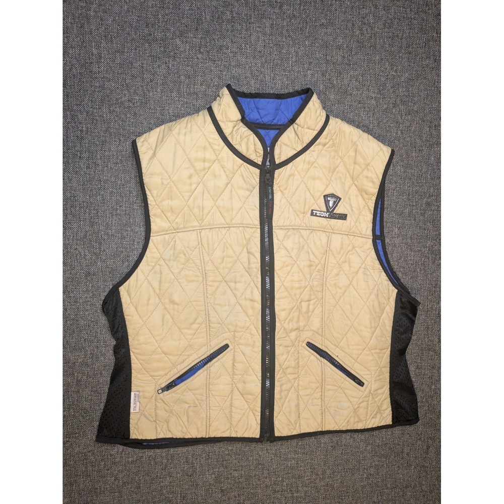 TechNiche Hyperkewl Plus Blue Quilted Cooling Vest‎ Adult XL/1X Sports Outdoors